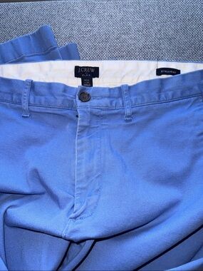 J. Crew Straight Fit Light Ciele Blue Khaki Pants